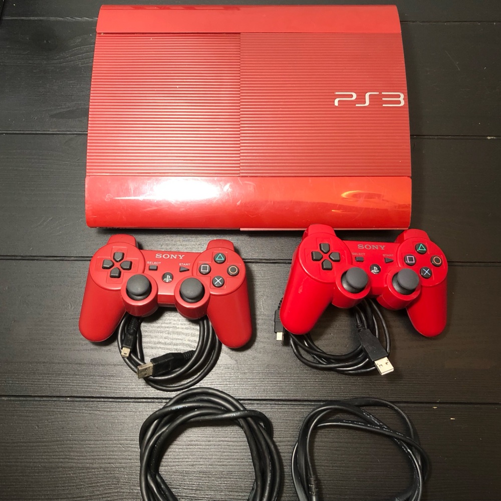 RARE PS3  Limited Edition Red Console w/ Controller
